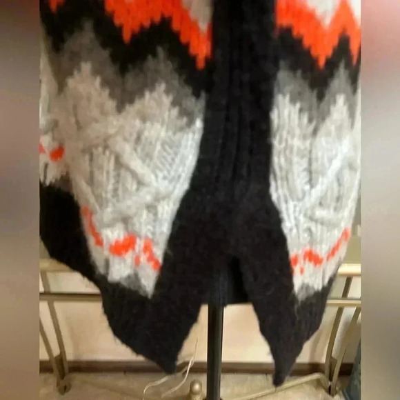 MAGASCHONI FAIR ISLE CABLE KNIT GEOMETRIC DESIGN CASUAL PULLOVER SWEATER SIZE L - Picture 8 of 11